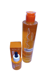 Kit Skincare Vitamina C Água Micelar + Sérum Facial com Ácido Hialurônico Max Love Alleva